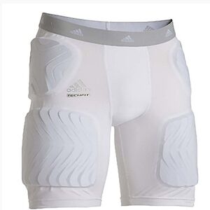 Adidas Men’s TechFit 5 TTF 5 Pad Short White Football Girdle NWT Size: 4XL